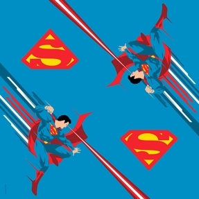 Салфетки "Супермен" / Superman 33*33 см 20 шт